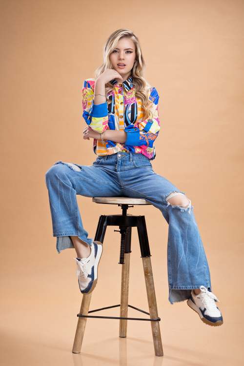 Дънки Loose Fashion