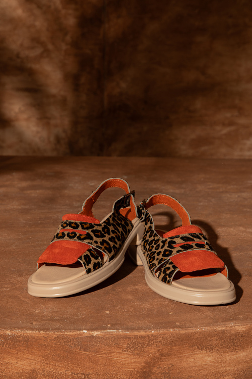 Сандали Leopard - 100% естествена кожа