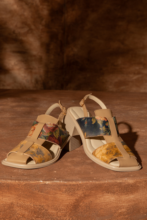 Сандали Flowers - 100% естествена кожа