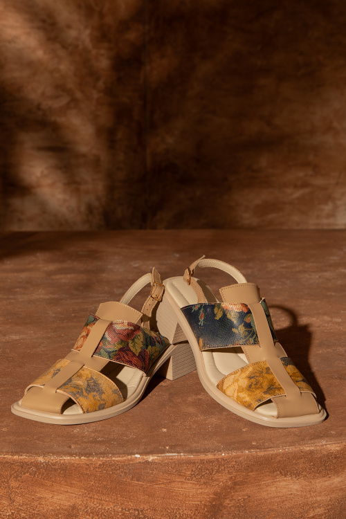 Сандали Flowers - 100% естествена кожа