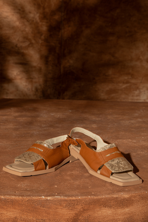 Сандали Cognac - 100% естествена кожа