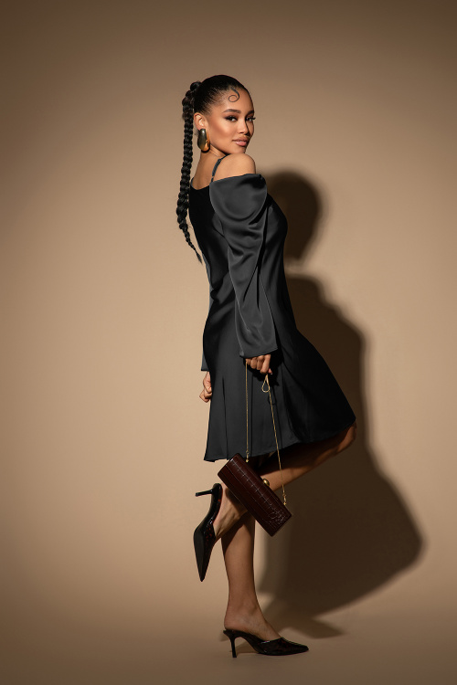 Рокля Silk Whisper - Black