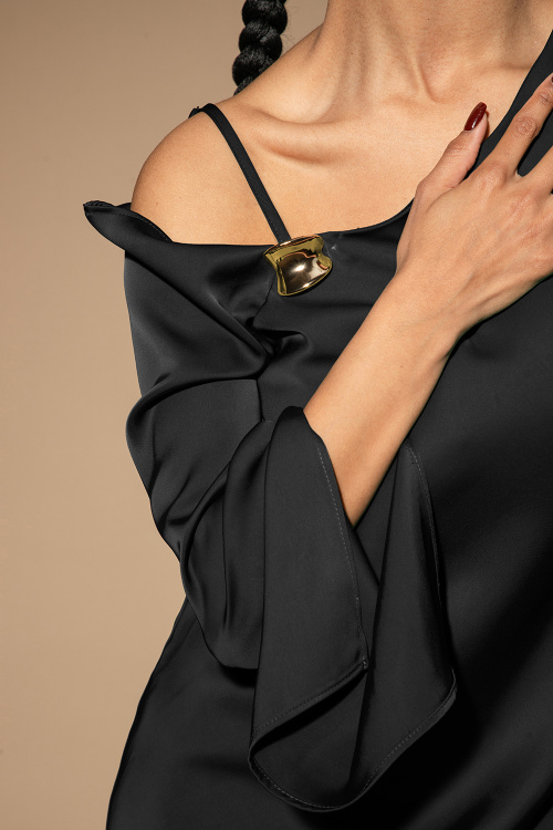 Рокля Silk Whisper - Black