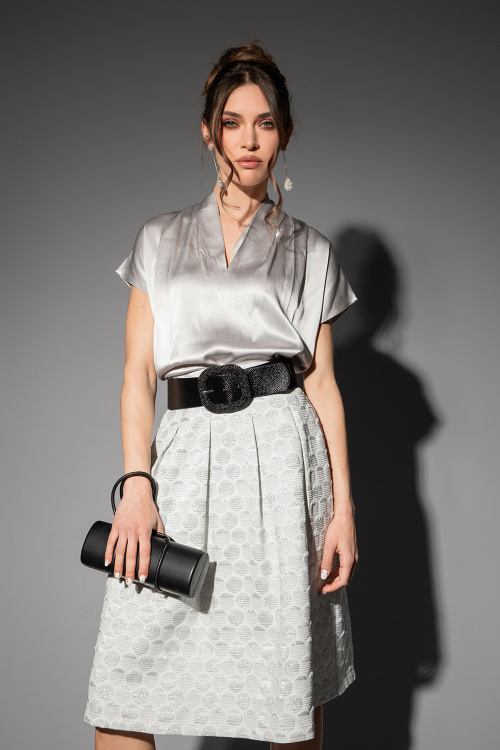 Блуза Satin Muse - Gray