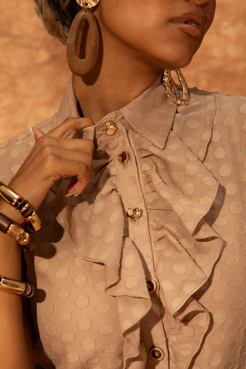 Рокля Imagined - Beige