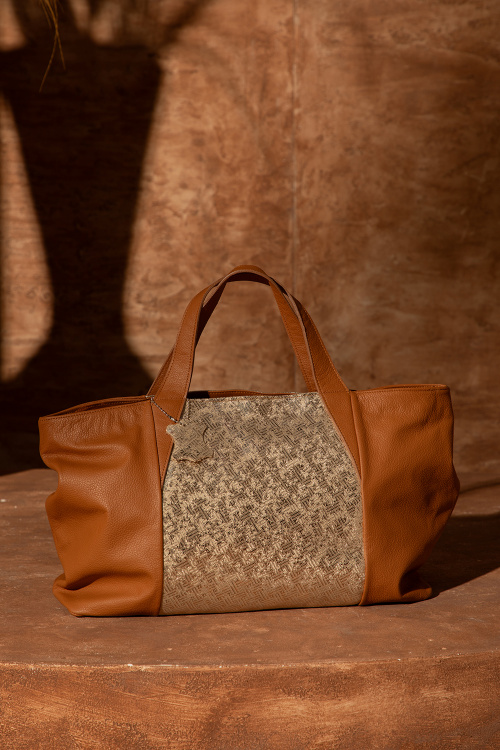 Чанта Cognac -100% естествена кожа