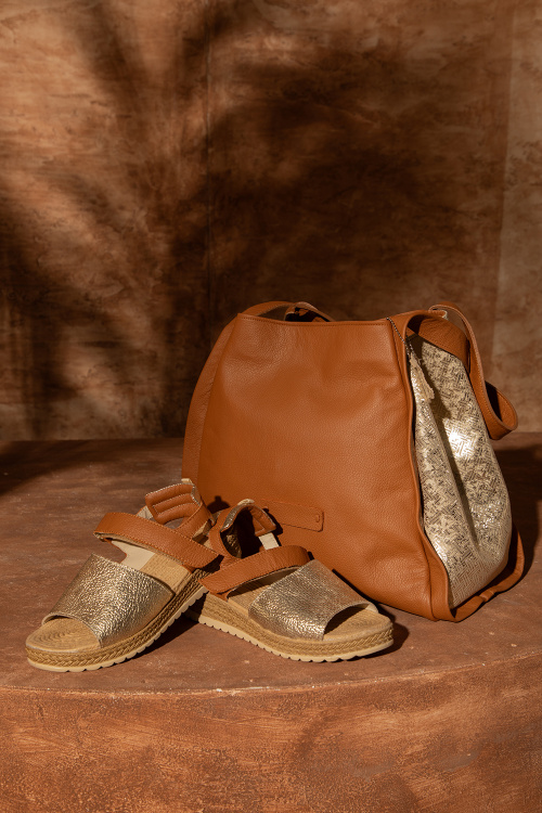 Чанта Gold Rush -100% естествена кожа