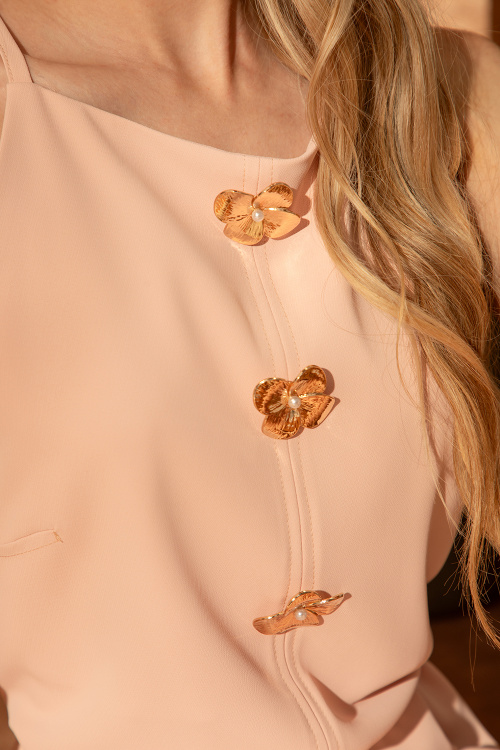 Рокля Sleek - Rose