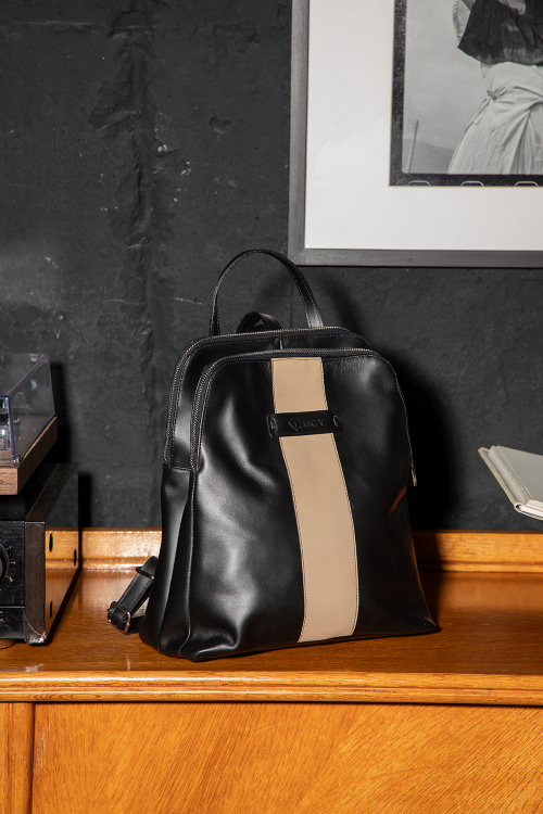 Раница Jolly - Cream - 100% естествена кожа