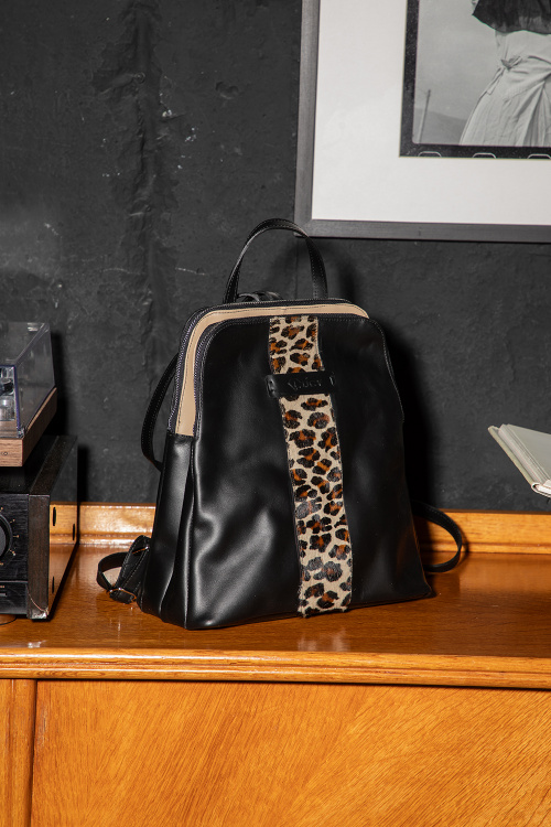 Раница Jolly - Animal - 100% естествена кожа