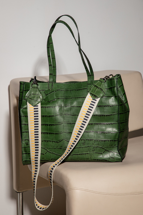Чанта Juliet - Green - 100% естествена кожа