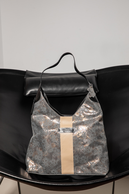 Чанта Lavish Gray -100% естествена кожа