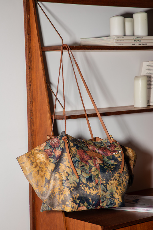 Чанта Fall Flower -100% естествена кожа