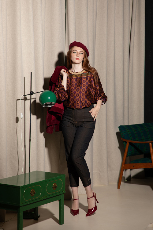 Блуза Vintage - Wine