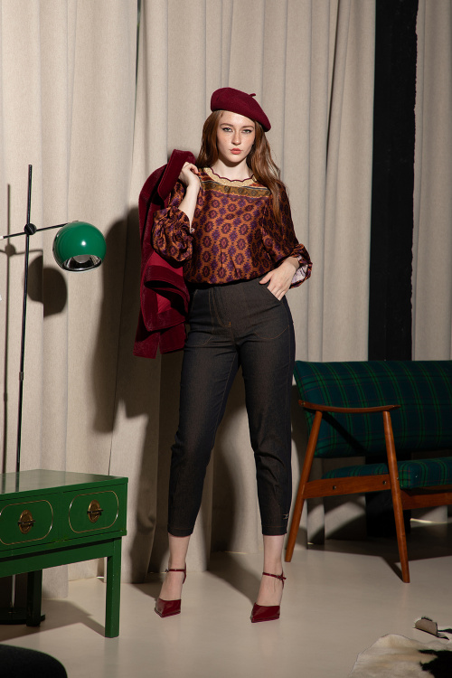 Блуза Vintage - Wine