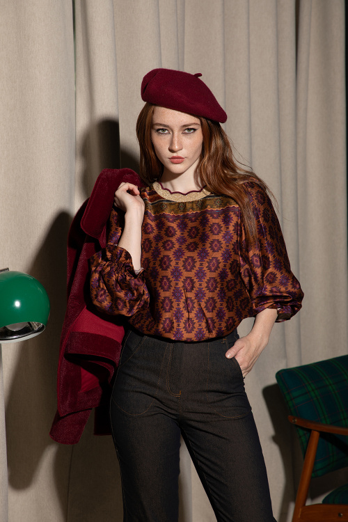 Блуза Vintage - Wine