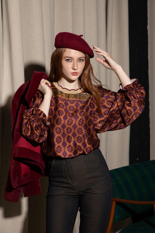 Блуза Vintage - Wine