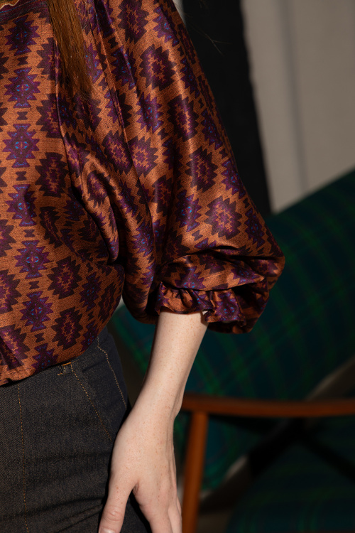 Блуза Vintage - Wine