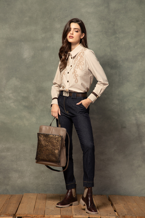 Чанта Evangeline -100% естествена кожа