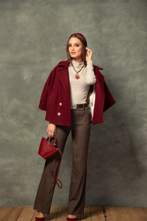 Колан Fantasy - Brown & Cream - естествена кожа