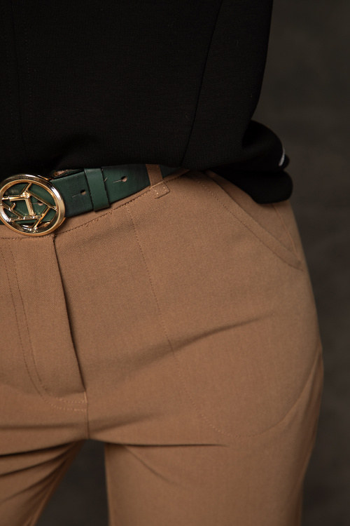 Колан Diamond - Green & Gold - естествена кожа