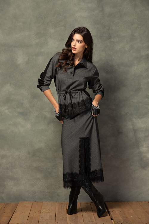 Риза с дантела