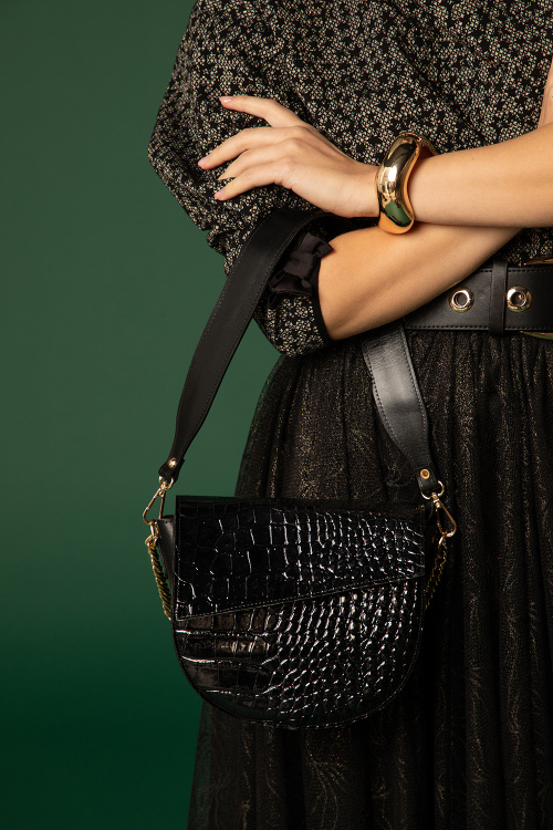 Чанта Palette - Black -100% естествена кожа