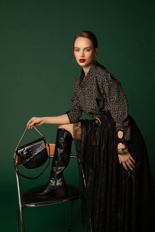 Ботуши Playful - Black - 100% естествена кожа