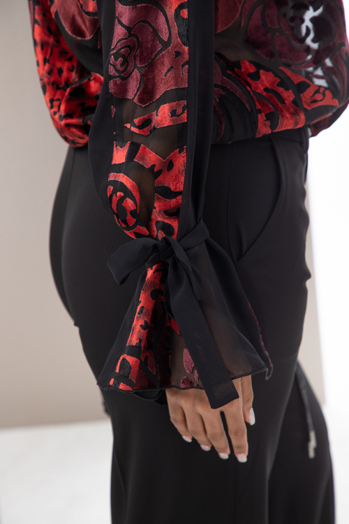 Прав панталон с висока талия