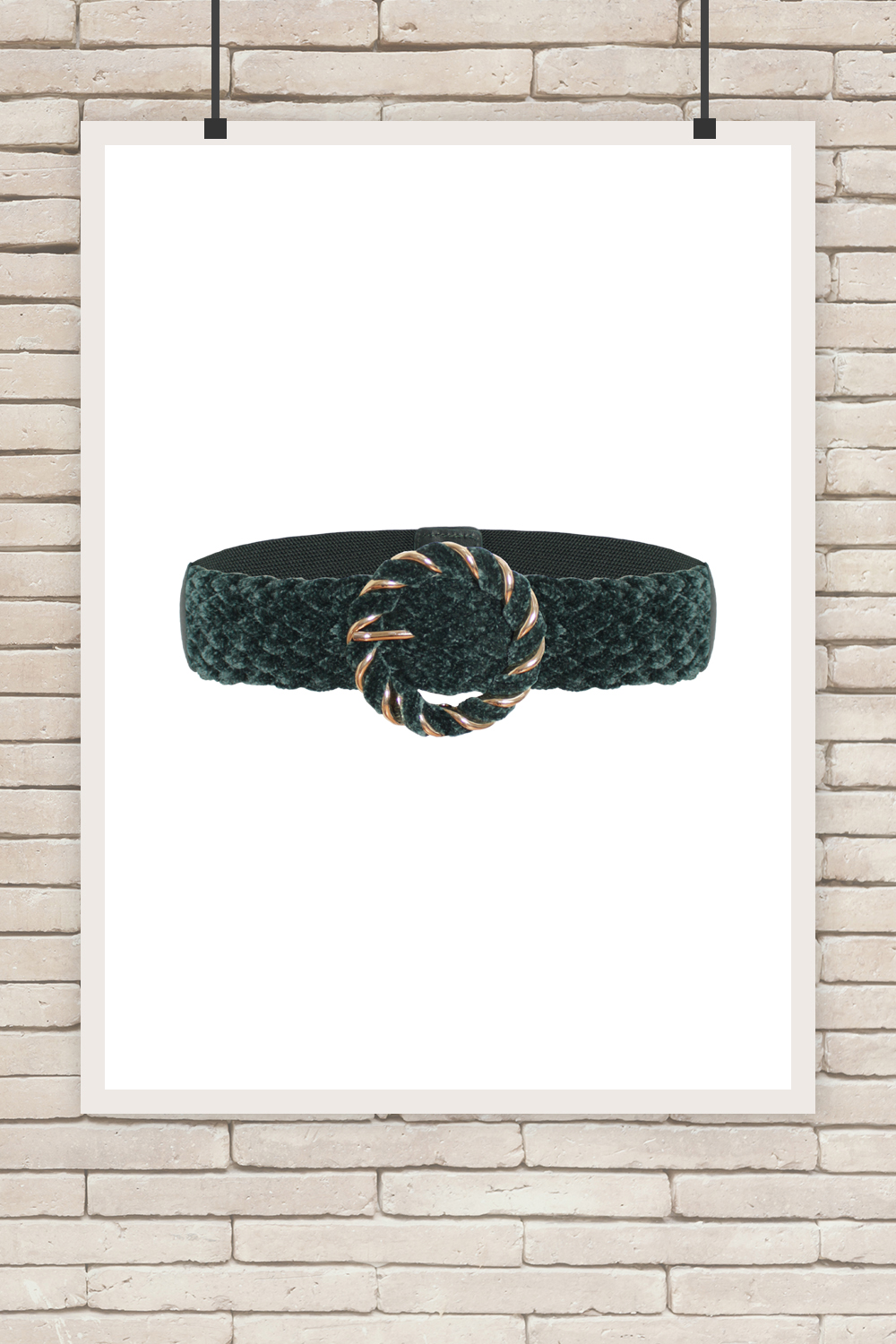 Колан Velvet - Dark Green