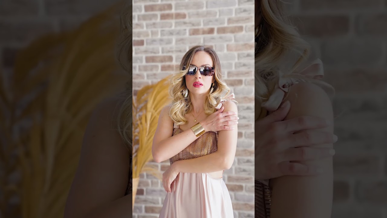 Рокля Gold Glamour