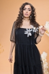 Рокля Black Dendrite